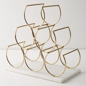Anthropologie Marble Wine Rack
